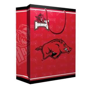  Arkansas Razorbacks NCAA Medium Gift Bag (9.75 Tall 