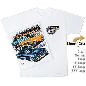  1955 1956 1957 Chevrolet Genuine Classics T Shirt Small 