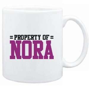    Mug White  Property of Nora  Female Names