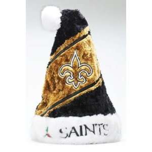   Orleans Saints NFL Colorblock Himo Plush Santa Hat: Sports & Outdoors
