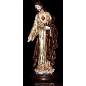  Our Eucharistic Lord Hand Painted Alabaster Statue