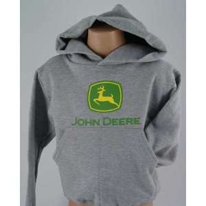  John Deere Grey Youth Hoodie: Home & Kitchen