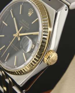   Datejust Oysterquartz 17013 Stainless Steel and 14k Gold Mens Watch