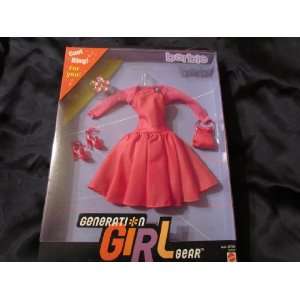  Generation Girl Gear pink dressy dress and accessories Toys & Games
