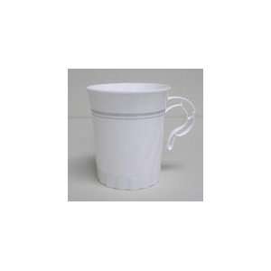  Classicware White Plastic Coffee Cups   8 Oz Kitchen 