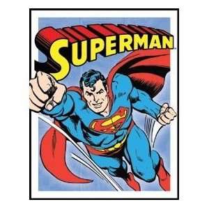 Superman Retro Panels Tin Sign , 13x16:  Home & Kitchen