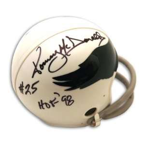 Tommy McDonald Autographed Philadelphia Eagles Throwback Mini Helmet 