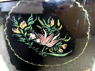   in auction in pennsylvania dutch amish area tin is painted black