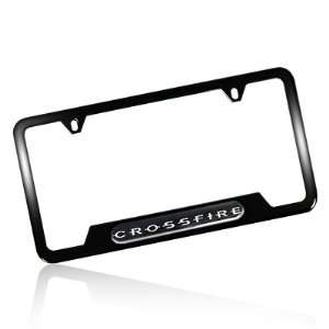 Chrysler Crossfire Black Steel License Frame
