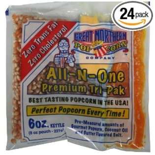  (24) of Twelve Ounce Popcorn Portion Packs  Great Northern Popcorn 