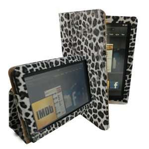  FINTIE(TM) Chic Leopard (Black) Folio PU Leather Case 