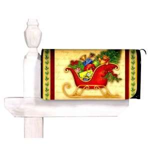    Magnetic Mailbox Cover, welcome sleigh Patio, Lawn & Garden