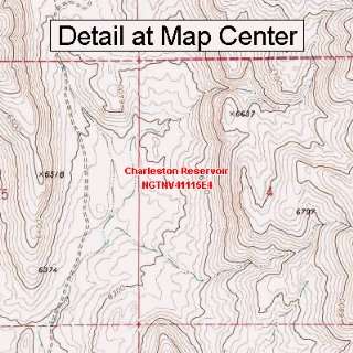  USGS Topographic Quadrangle Map   Charleston Reservoir 