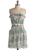   at the Gulf Dress  Mod Retro Vintage Printed Dresses  ModCloth