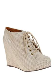   the Dock of the Beige Wedge  Mod Retro Vintage Wedges  ModCloth