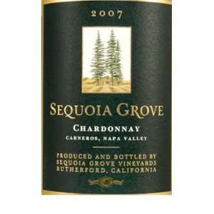  2007 Sequoia Grove Chardonnay Carneros Napa Valley 750ml 