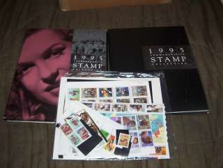 1995 COMMEMORATIVE STAMP YEARBOOK WITH STAMPS  
