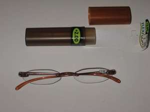   Light Brown Cheaters Readers Eye Glasses 2.00 New   