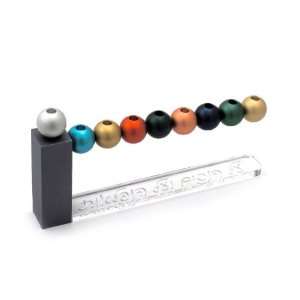 Floating Spheres Menorah   Silver, Turquoise, Gold, Red, Gray, Antique 