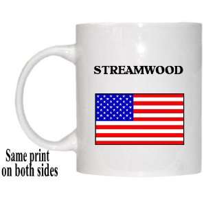  US Flag   Streamwood, Illinois (IL) Mug 