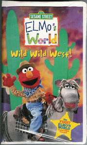 Elmos World   Wild Wild West (VHS, 2001) 074645407333  