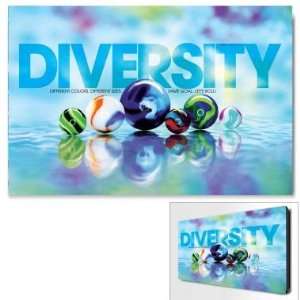  Successories Diversity Marbles Infinity Edge Wall Decor 
