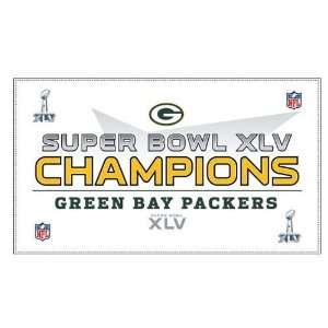  Green Bay Packers Super Bowl XLV Champions Trophy Towel 