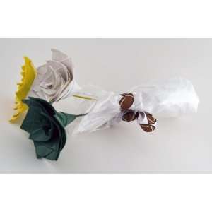  Green Bay Packers Themed Gift Duct Tape Flowers 