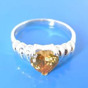   Gemstone Solitaire Ring size 9  Arts, Crafts & Sewing