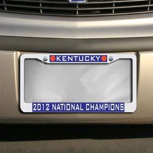   National Champions Laser Cut License Plate Frame