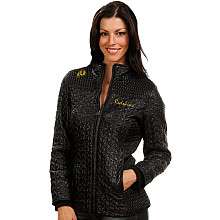 Pro Line Washington Redskins Womens PLUS Cire Quilted Jacket 