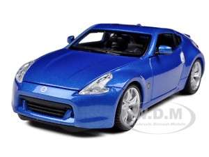 2009 NISSAN 370Z 370 Z BLUE 1:24 DIECAST MODEL CAR  