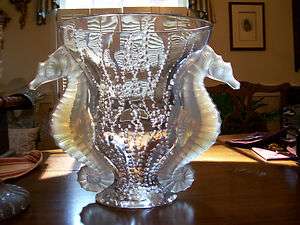 Lalique Poseidon vase. #45 of 99. Very rare!  