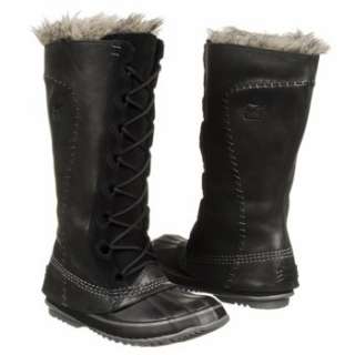 Womens Sorel Cate the Great Black/Pewter Shoes 