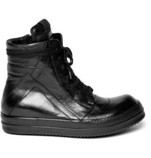  Shoes  Sneakers  High top sneakers  Black Leather 