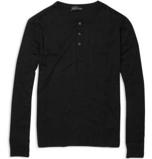 Home > Clothing > T shirts > Long sleeves > Cotton Henley Top
