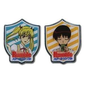  School Rumble Eri Akira Pin Set GE 7456: Toys & Games