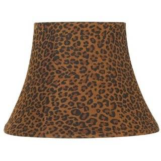 Leopard Print Bell Lamp Shade 7x12x8.5 (Spider)