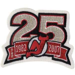  New Jersey Devils 25th Anniversary Patch (2006 07) Sports 