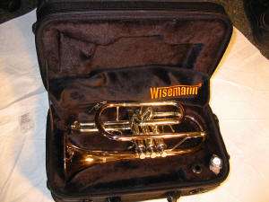   Wisemann NEW Great Sound Rose Brass Bell Shepherd Crook Bell  
