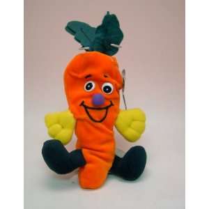    7 Vegetable Friend Seedies Plush Carrot Bean Bag: Toys & Games
