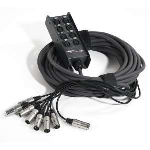  Proel Audio Stage Box 8 in 50 Foot Cable Length   Proel 