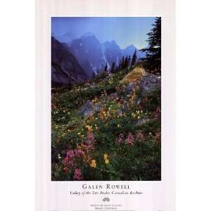 Valley Of The Ten Peaks by Galen Rowell 24x36 
