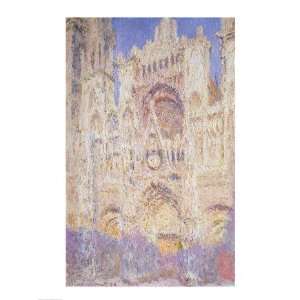 Rouen Cathedral at Sunset, 1894   Poster by Claude Monet (18x24)