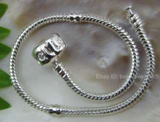 FREE SHIP 5pcs Silver p Charm Bracelet Fit European BE22  