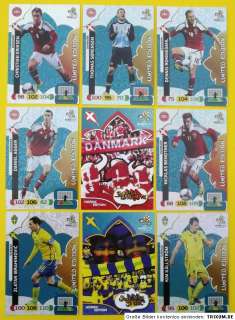 Auswahl Nordic Edition Limitiert limited Panini Adrenalyn XL EURO EM 