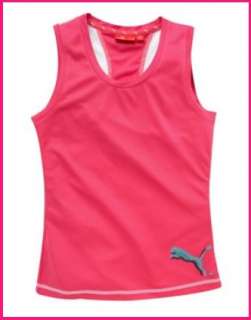NEU PUMA USP Tank Top Clima Sport Shirt pink weiß Netz  