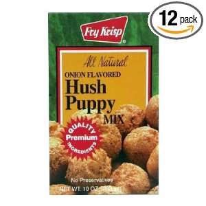 Fry Krisp Hushpuppy Mix, 10 Ounce (Pack of 12)  Grocery 
