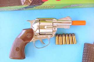MATTEL SHOOTIN SHELL SNUB NOSE 38 CAP GUN BOXED! MATTY’S FUNDAY 