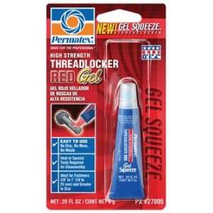  Permatex 27005 2 .20 Oz. Red Gel Squeeze Tube Automotive